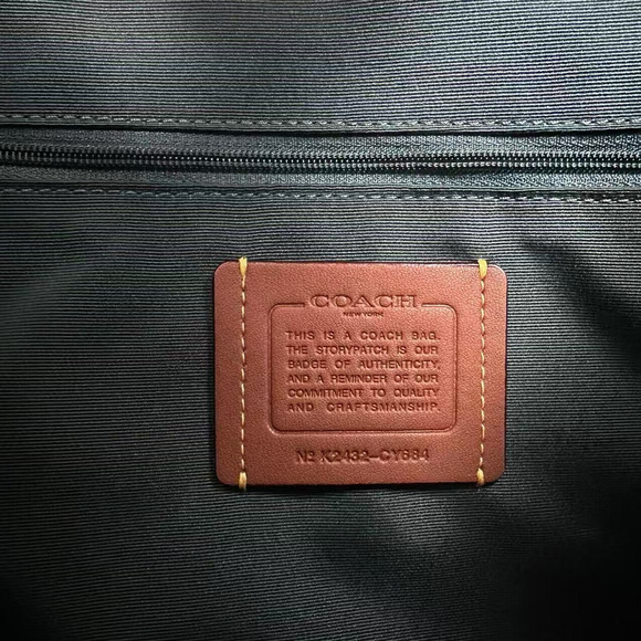 Coach Laurel Large Shoulder/Crossbody Bag Sage Soft Pebble Leather NWT CY684 - Picture 9 of 12